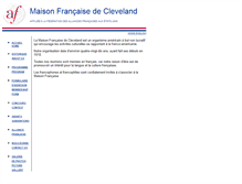 Tablet Screenshot of maisonfrancaisedecleveland.org